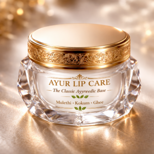 home Elegant Ayurvedic lip care jar